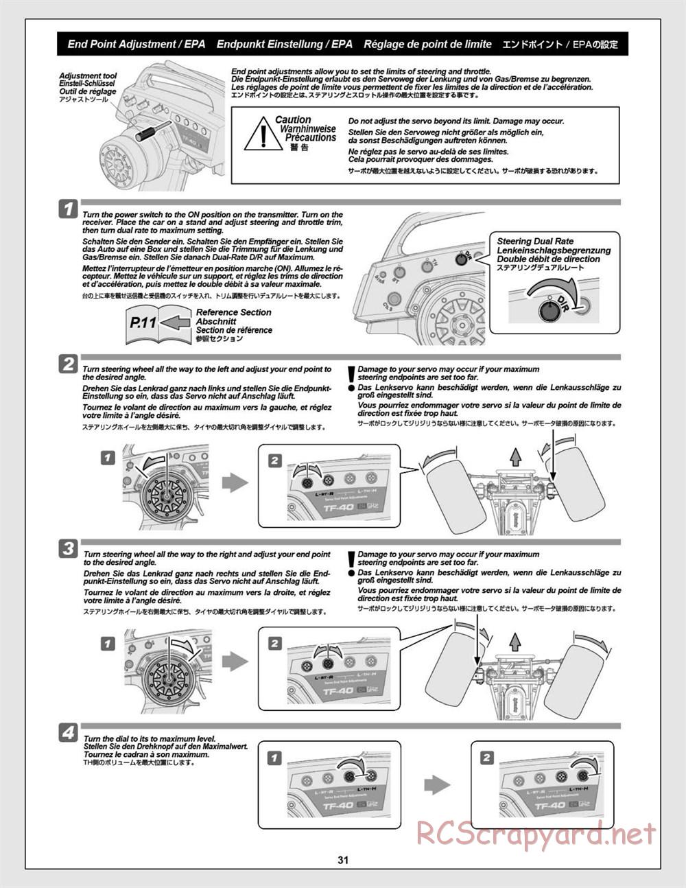 HPI - Wheely King 4x4 - Manual - Page 31