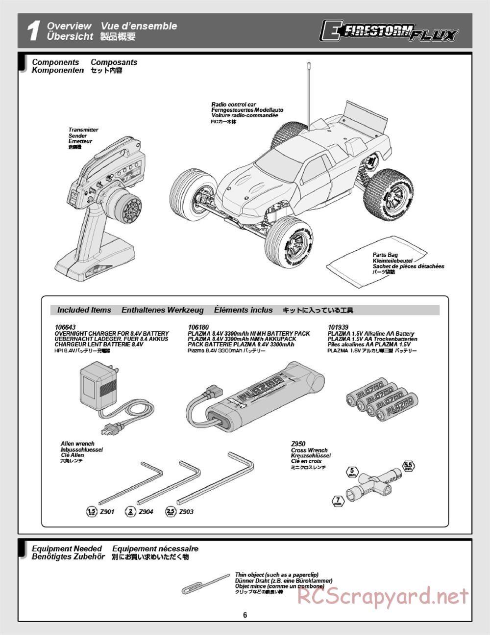 HPI - E-Firestorm 10T Flux - Manual - Page 6