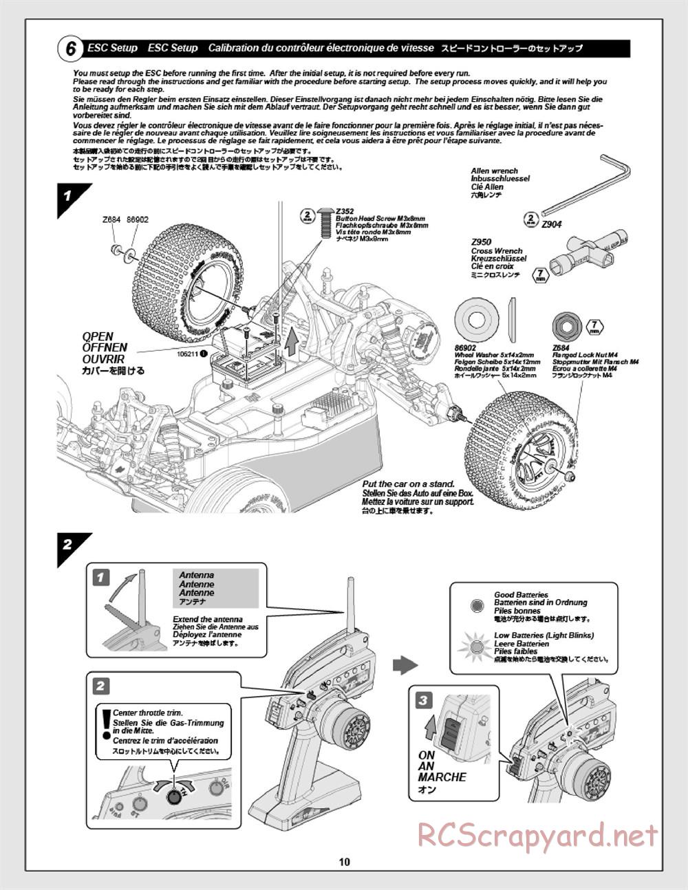 HPI - E-Firestorm 10T Flux - Manual - Page 10