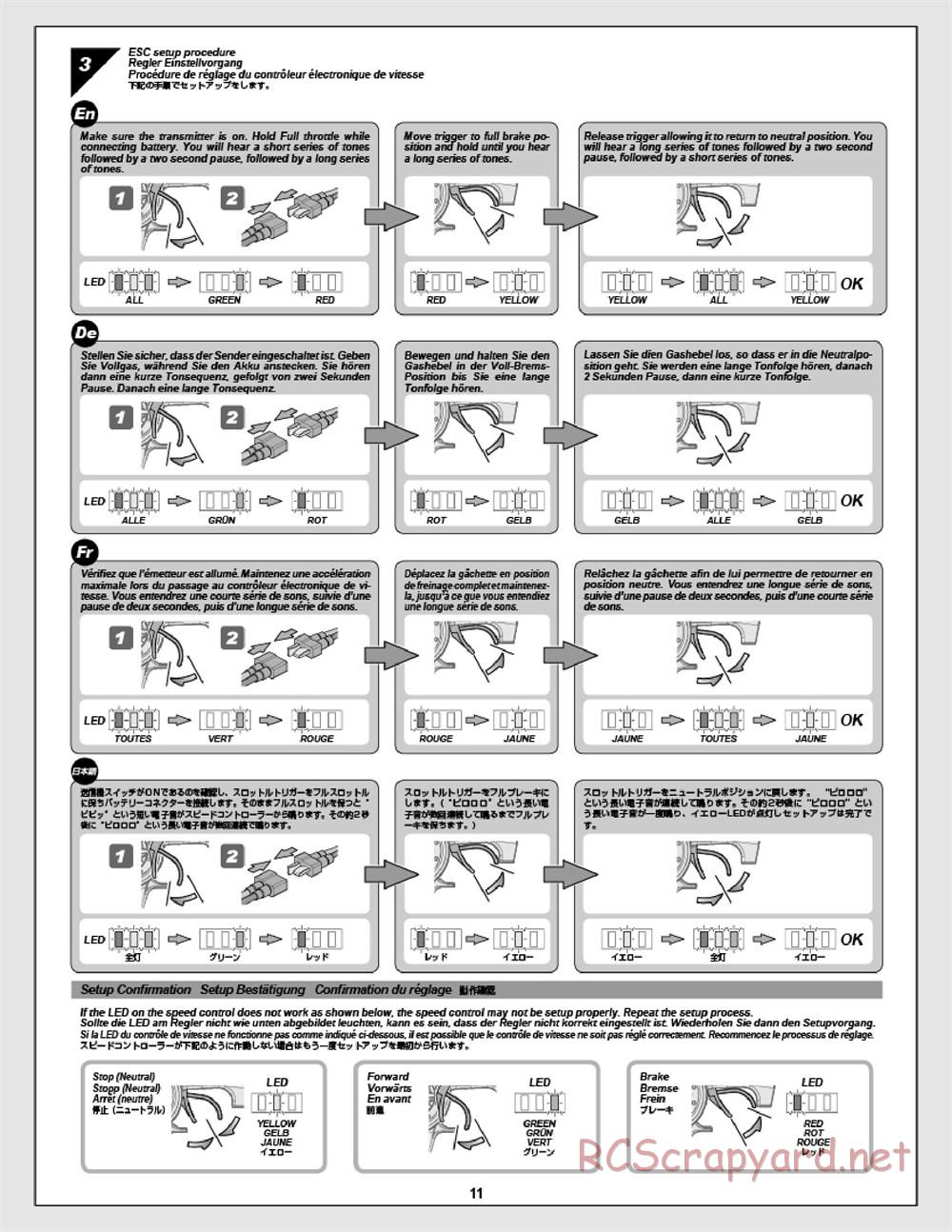 HPI - E-Firestorm 10T Flux - Manual - Page 11
