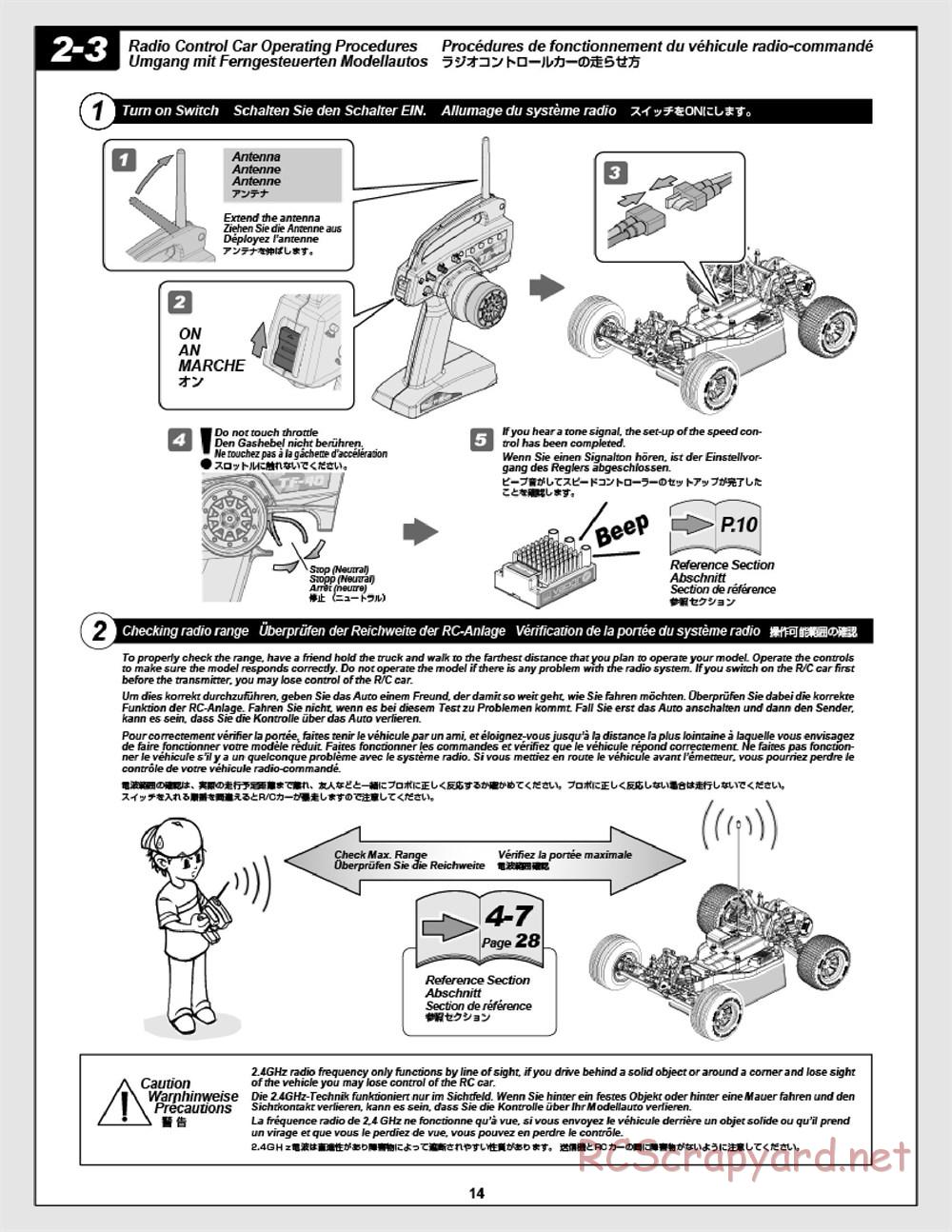 HPI - E-Firestorm 10T Flux - Manual - Page 14