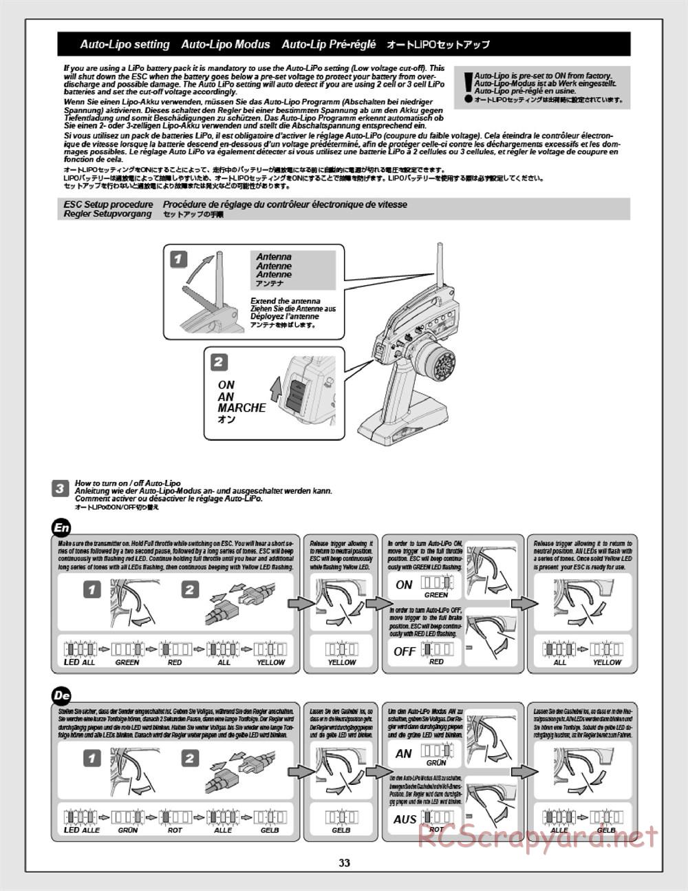 HPI - E-Firestorm 10T Flux - Manual - Page 33