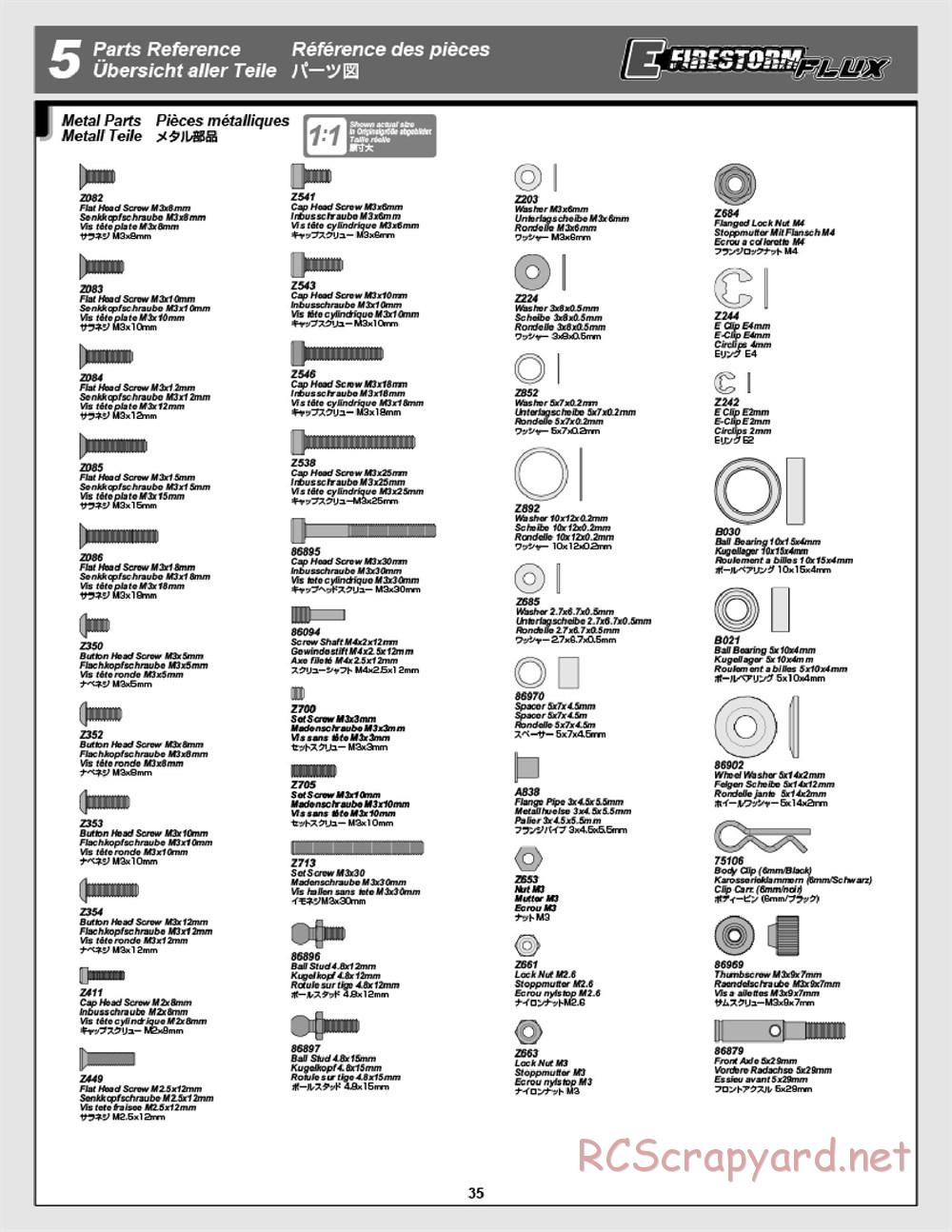 HPI - E-Firestorm 10T Flux - Manual - Page 35