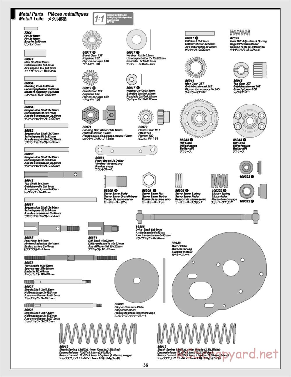 HPI - E-Firestorm 10T Flux - Manual - Page 36