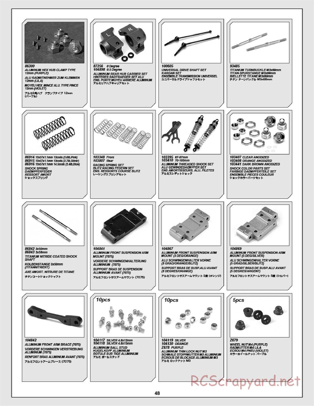 HPI - E-Firestorm 10T Flux - Exploded View - Page 48
