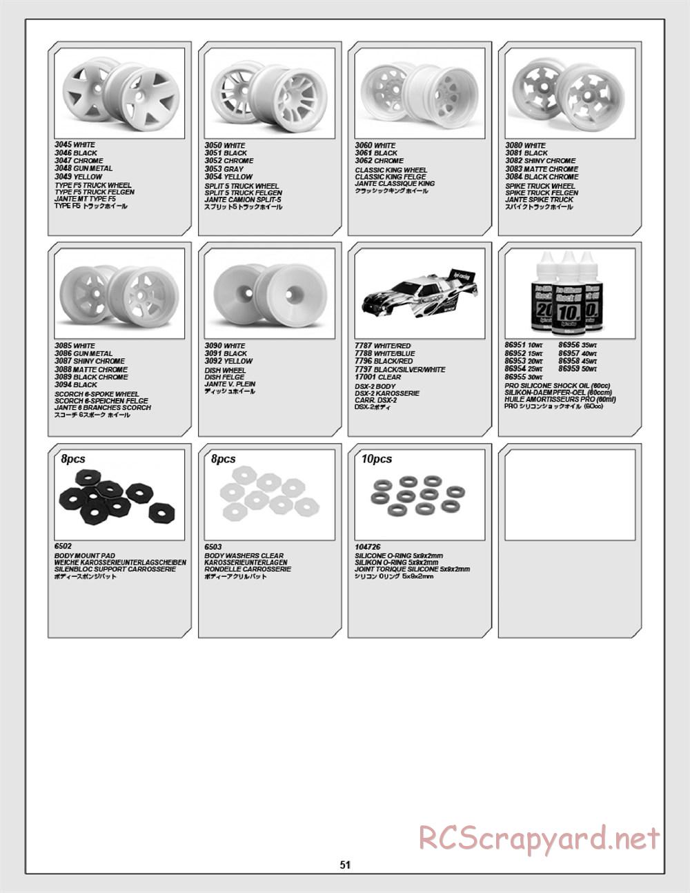 HPI - E-Firestorm 10T Flux - Exploded View - Page 51