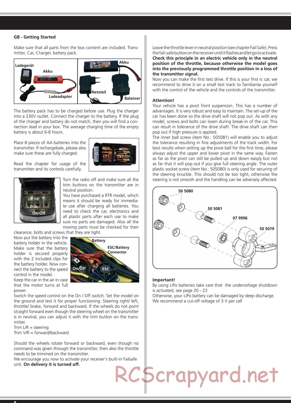 Jamara - BL-2 - Manual - Page 8