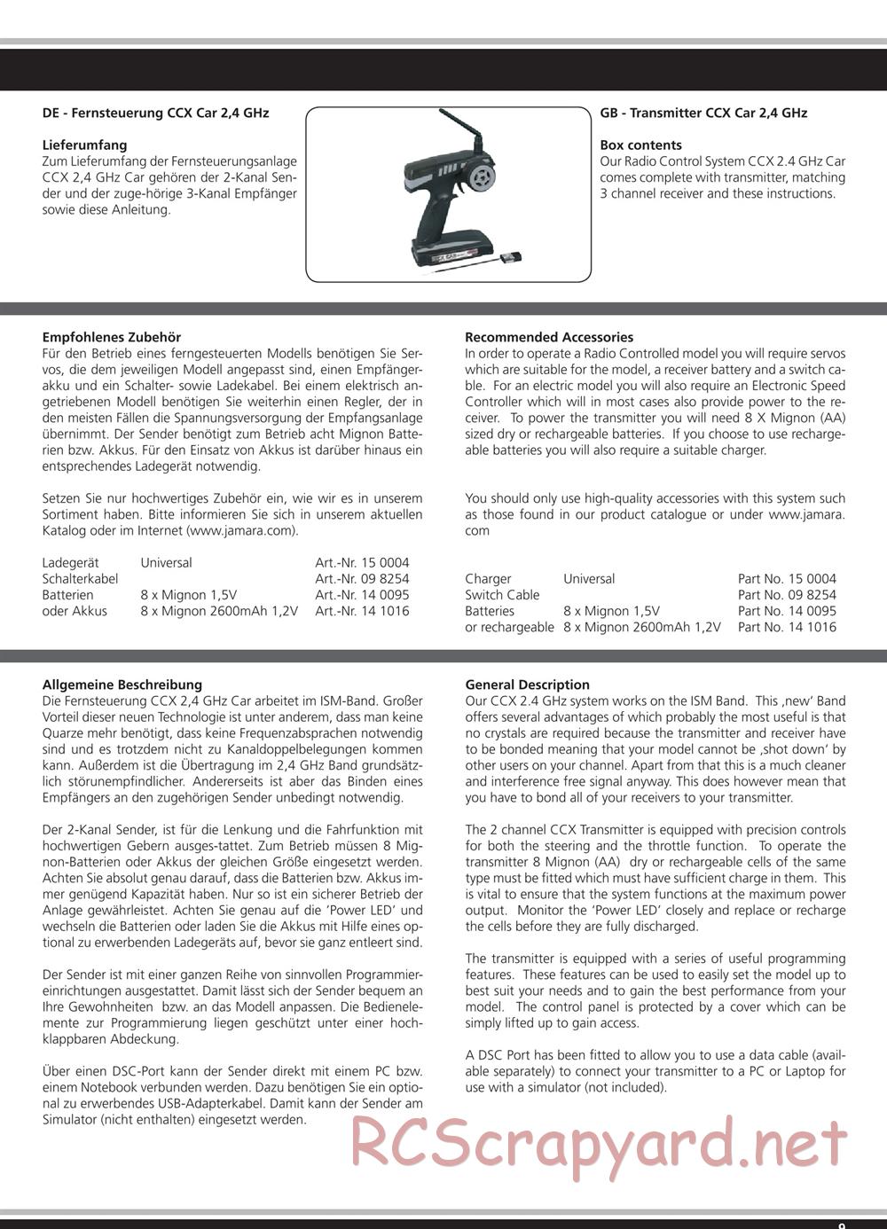 Jamara - BL-2 - Manual - Page 9