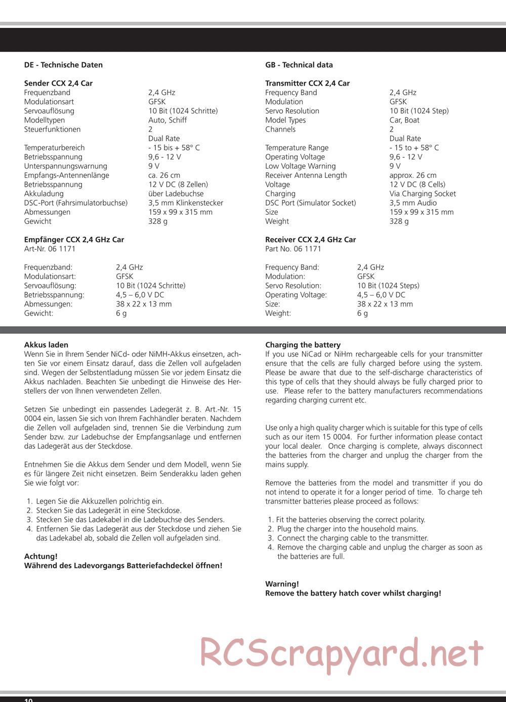 Jamara - BL-2 - Manual - Page 10