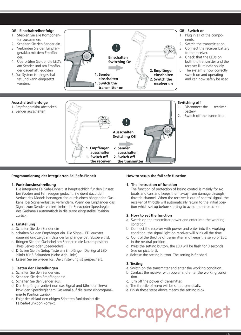 Jamara - BL-2 - Manual - Page 13