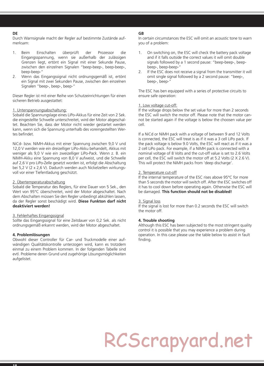 Jamara - BL-2 - Manual - Page 18