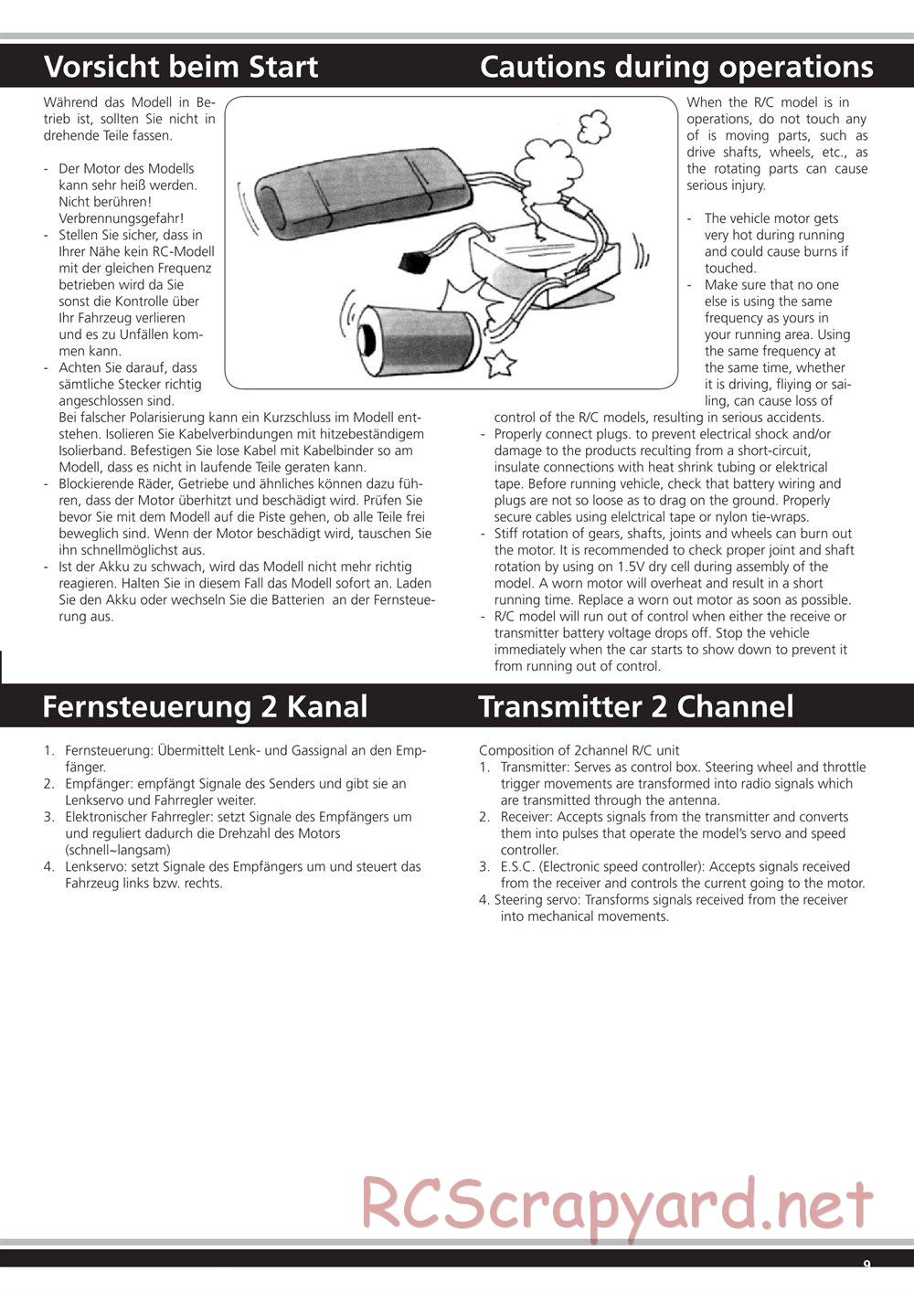 Jamara - Crossbone - Manual - Page 9