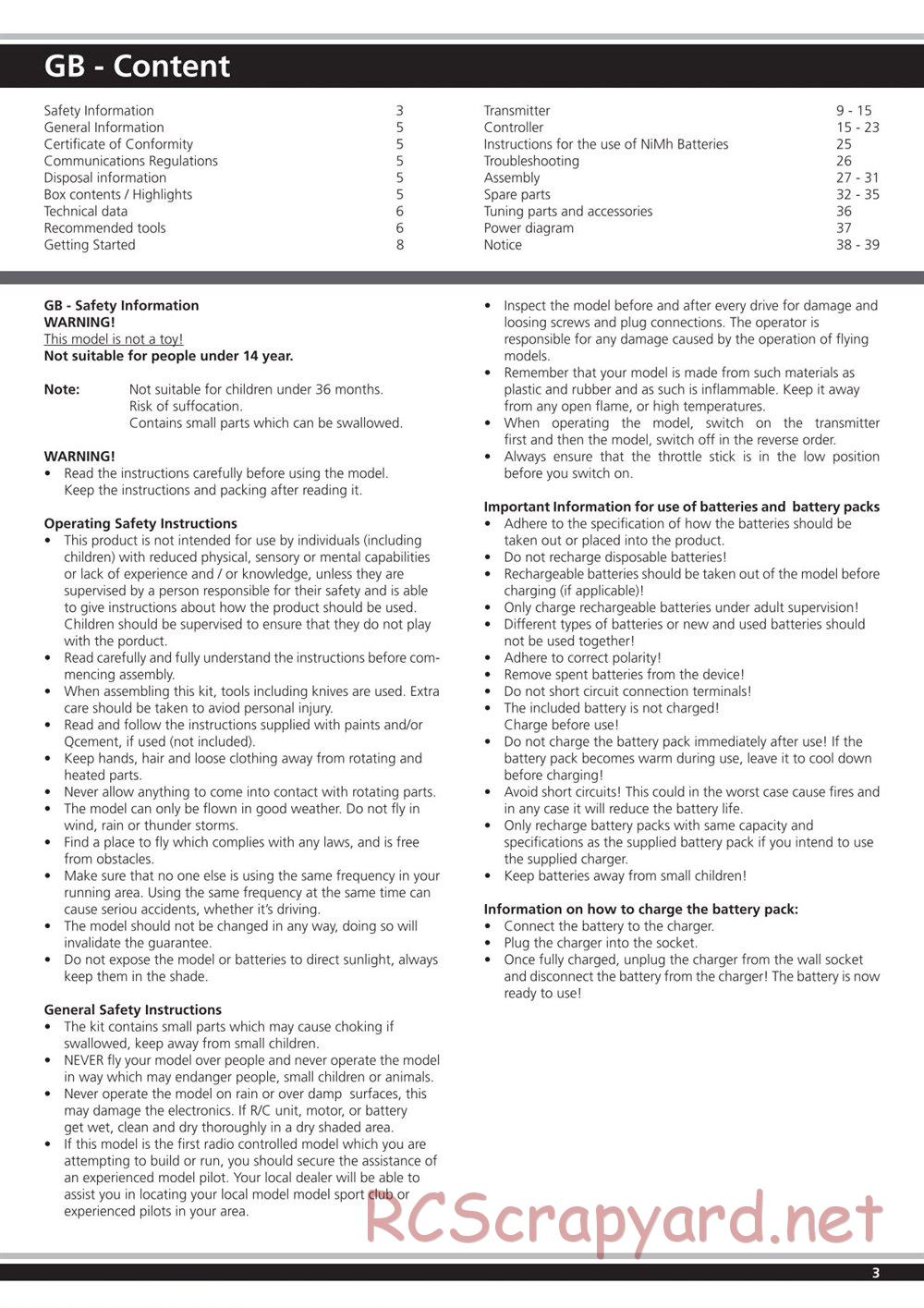 Jamara - General - Manual - Page 3