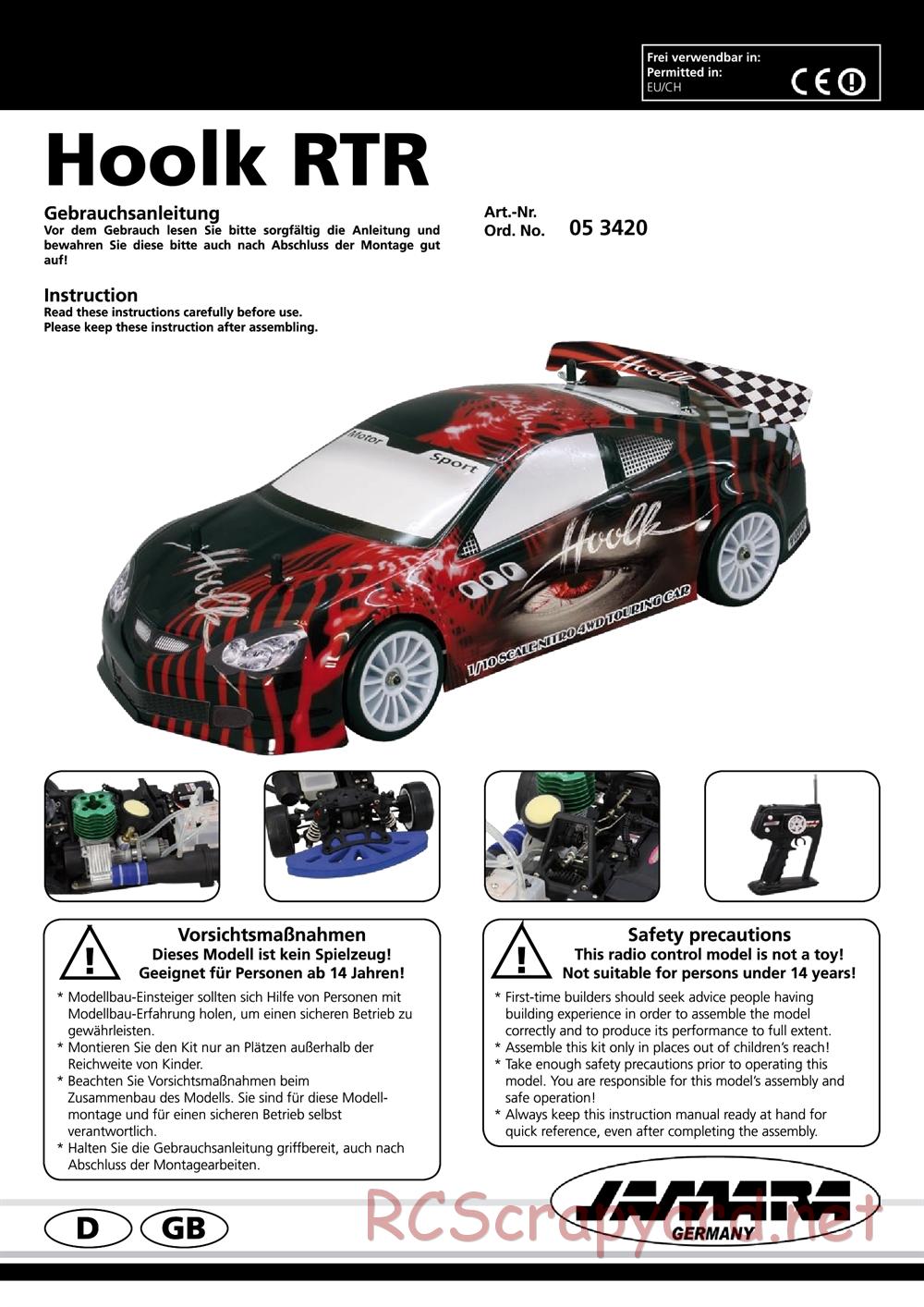 Jamara - Hoolk - Manual - Page 1