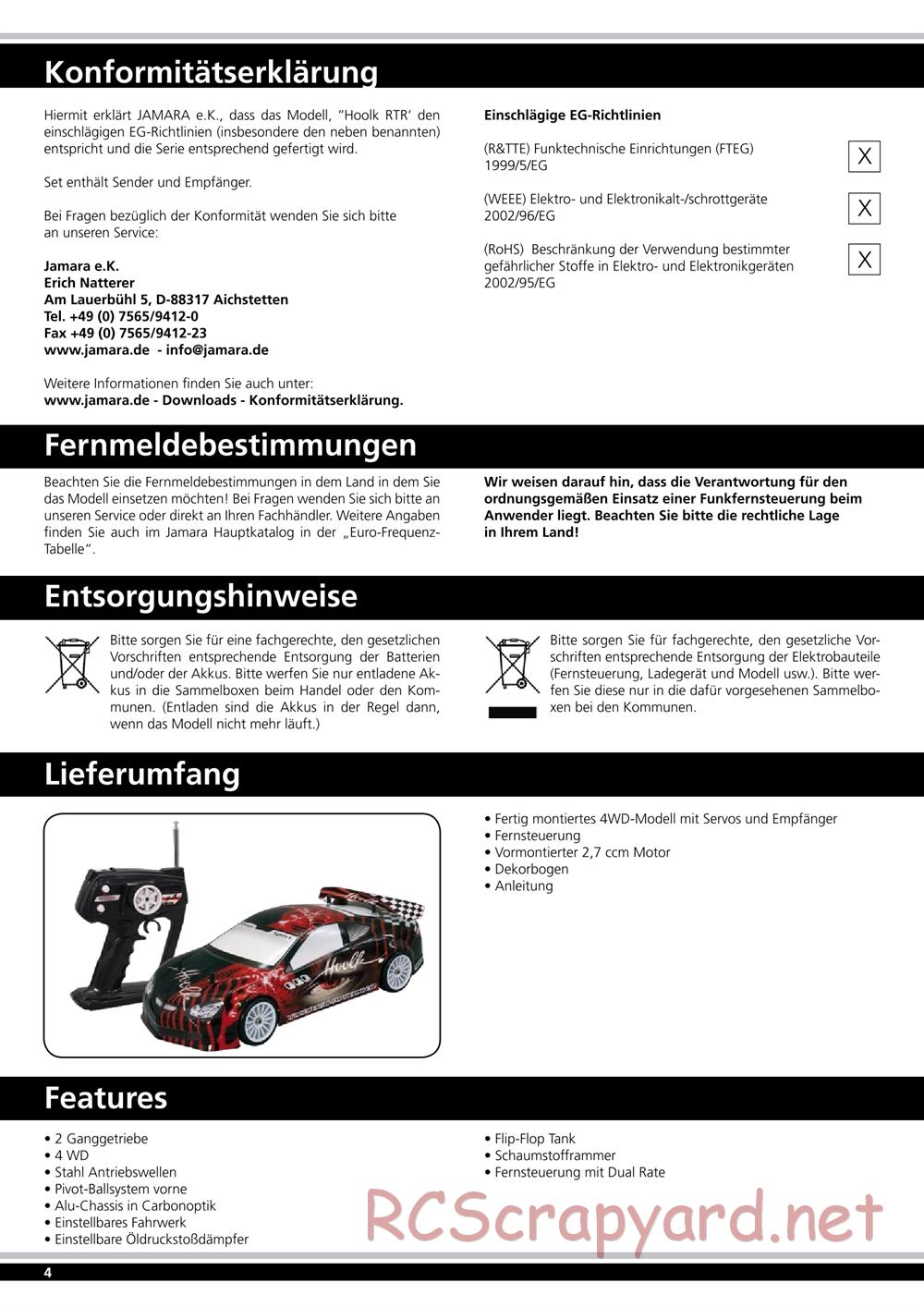 Jamara - Hoolk - Manual - Page 4