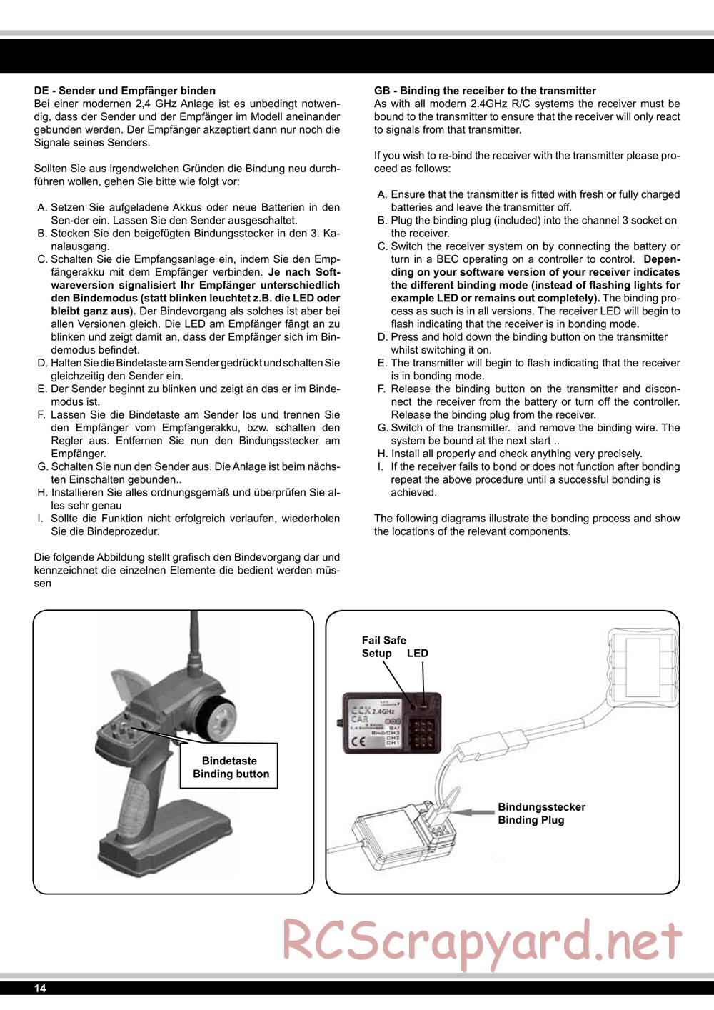 Jamara - Tiger Ice (Ice Tiger) - Manual - Page 14