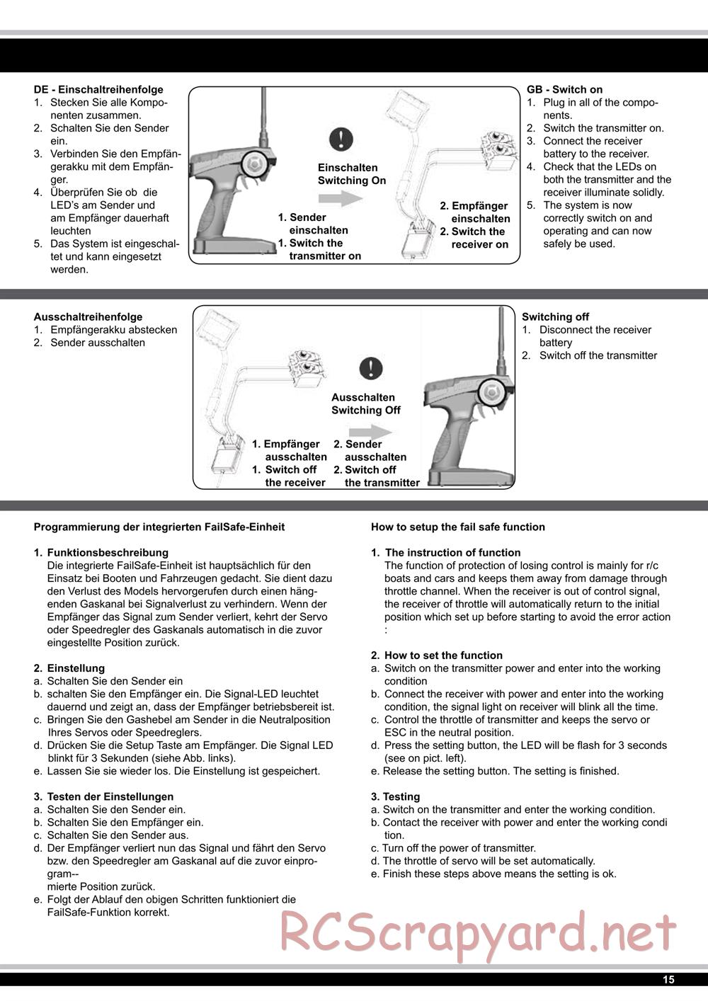 Jamara - Tiger Ice (Ice Tiger) - Manual - Page 15