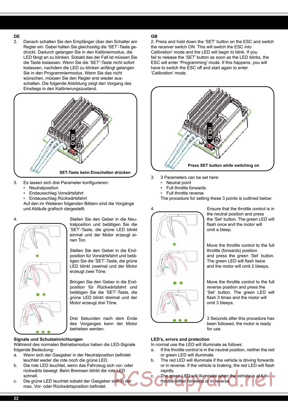 Jamara - Tiger Ice (Ice Tiger) - Manual - Page 22