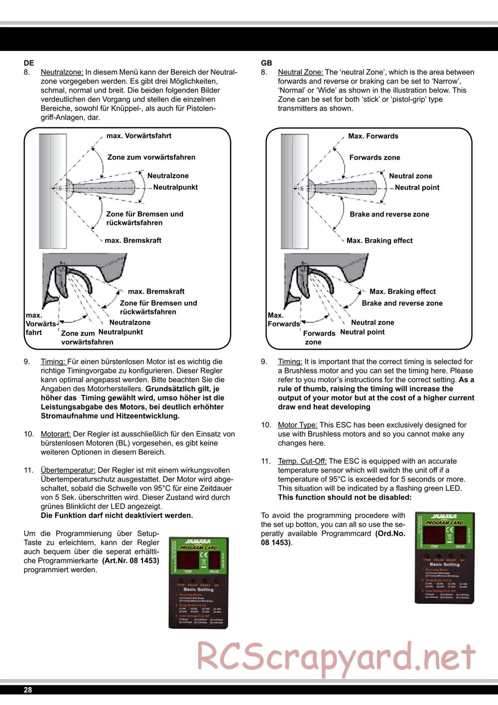 Jamara - Tiger Ice (Ice Tiger) - Manual - Page 28