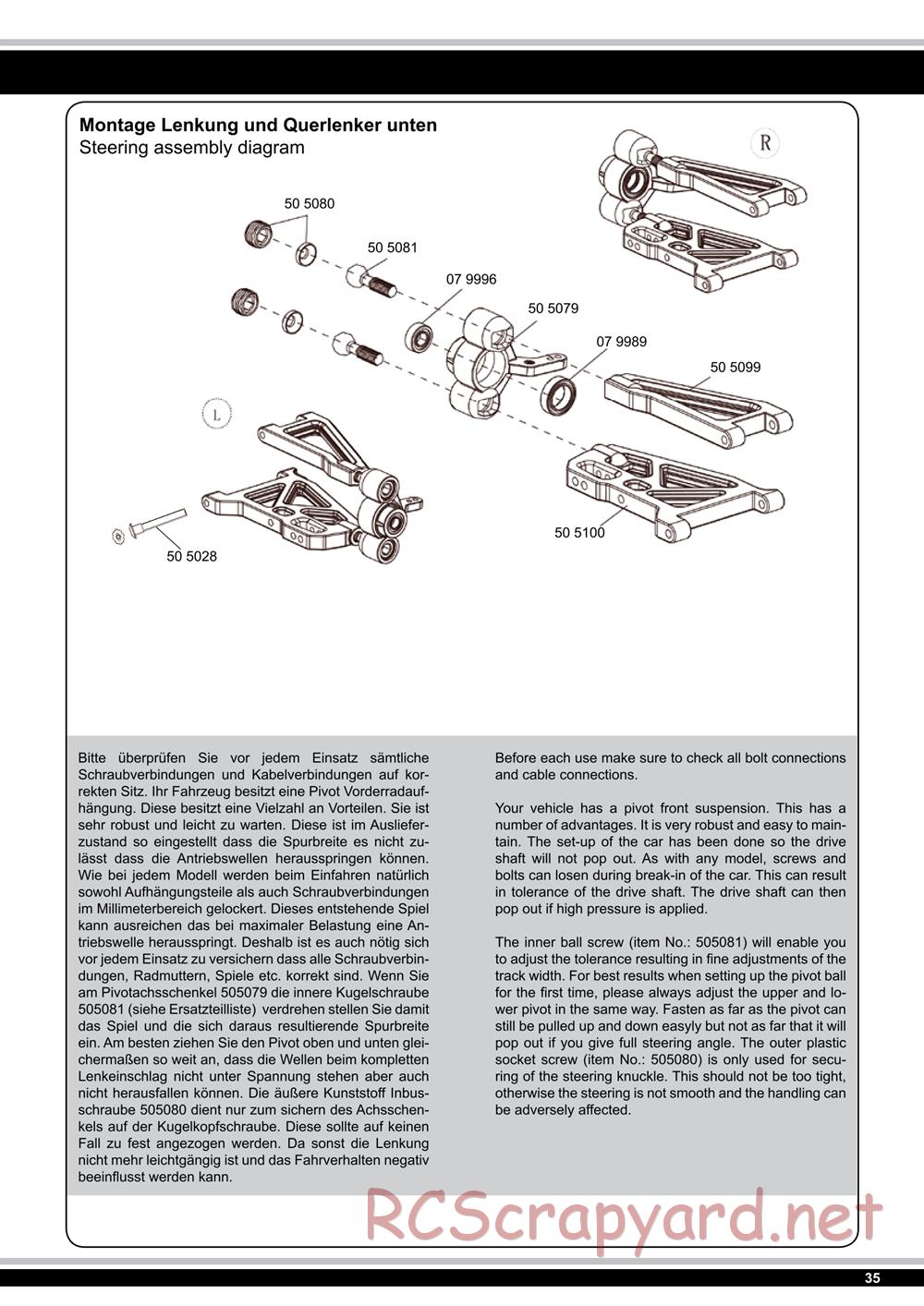 Jamara - Tiger Ice (Ice Tiger) - Manual - Page 35