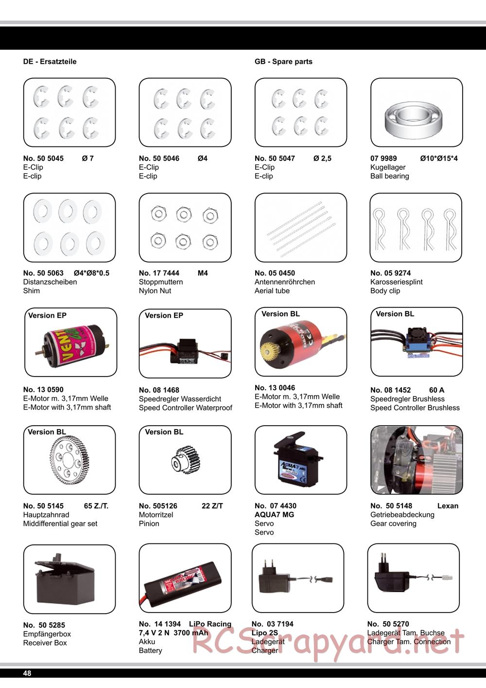 Jamara - Tiger Ice (Ice Tiger) - Manual - Page 48