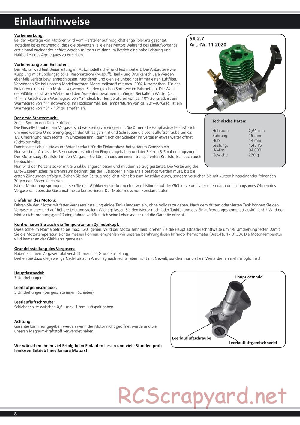 Jamara - Infect S.A. - Manual - Page 8