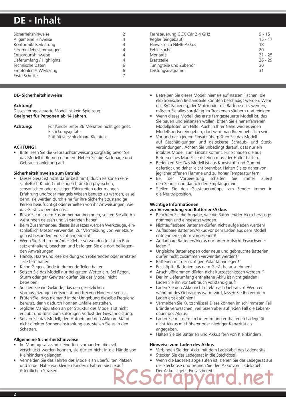 Jamara - Lightray EP - Manual - Page 2