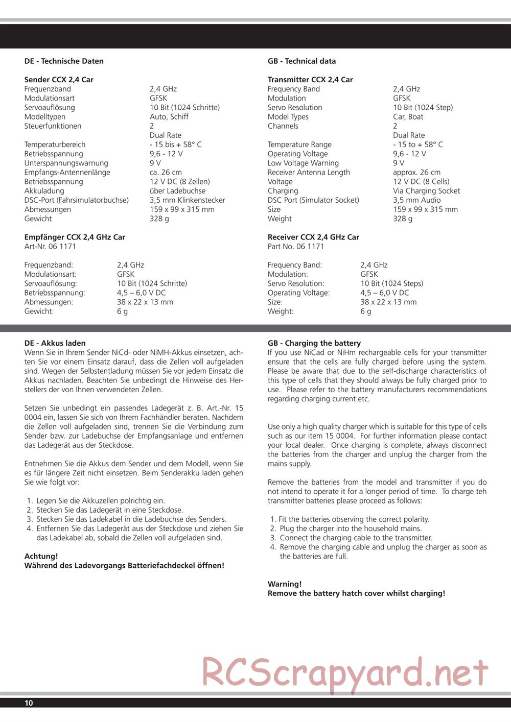 Jamara - Lightray EP - Manual - Page 10