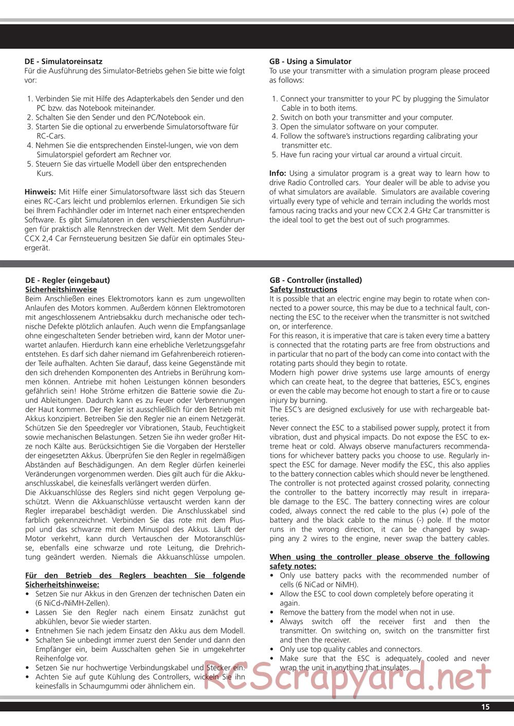 Jamara - Lightray EP - Manual - Page 15
