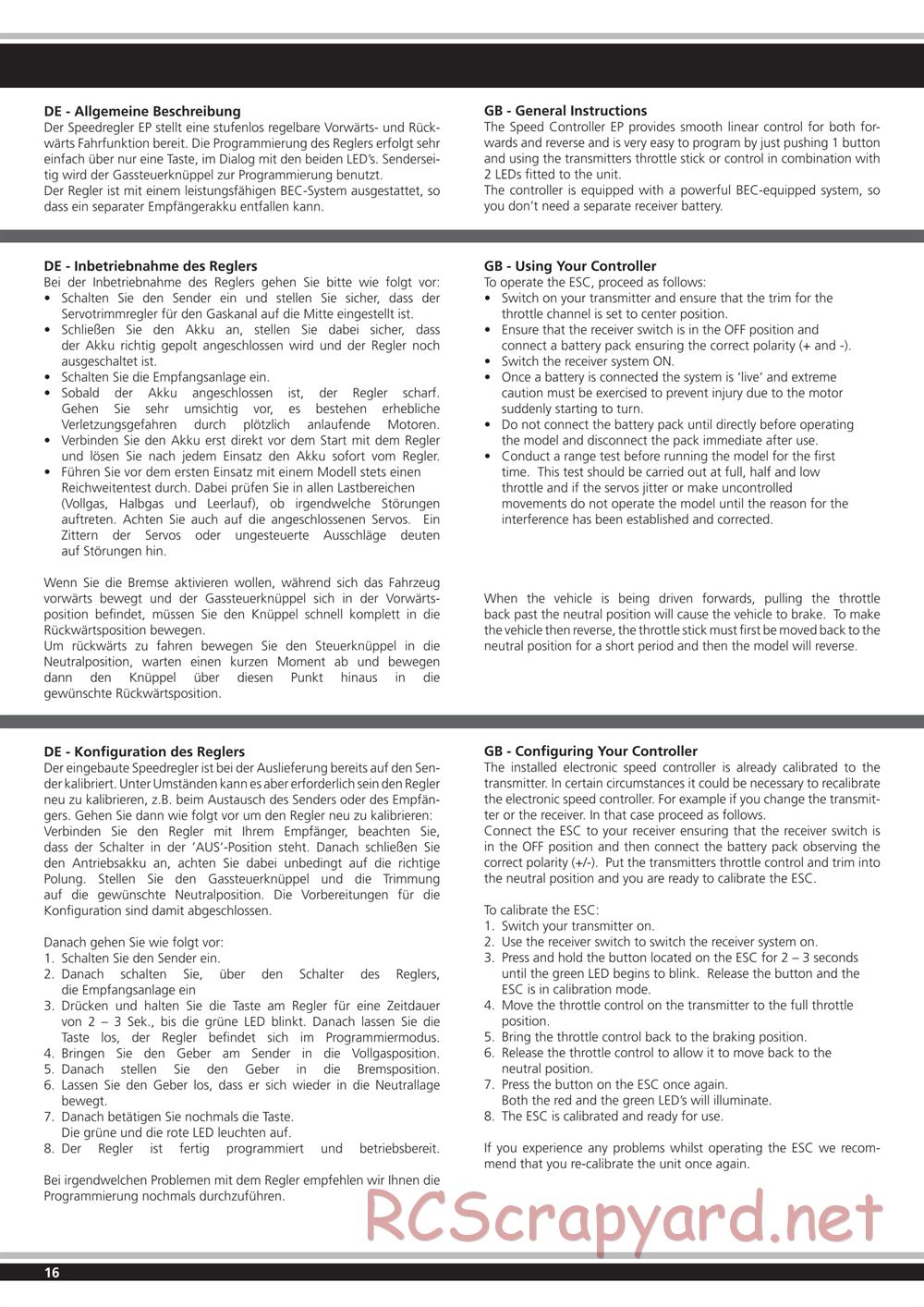 Jamara - Lightray EP - Manual - Page 16