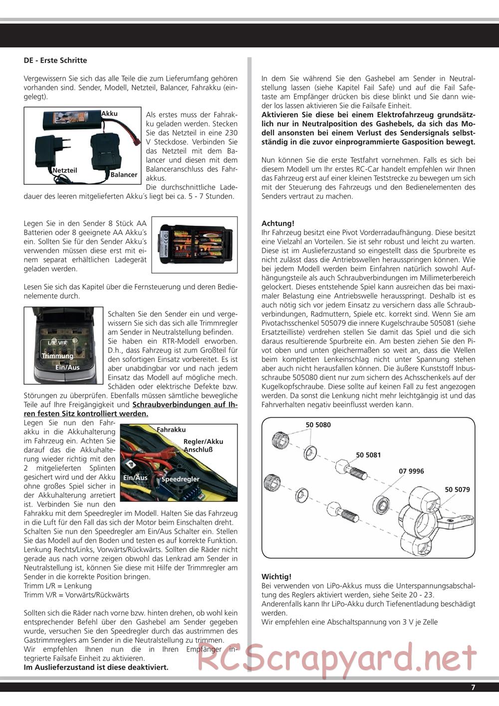 Jamara - Lipon BL - Manual - Page 7