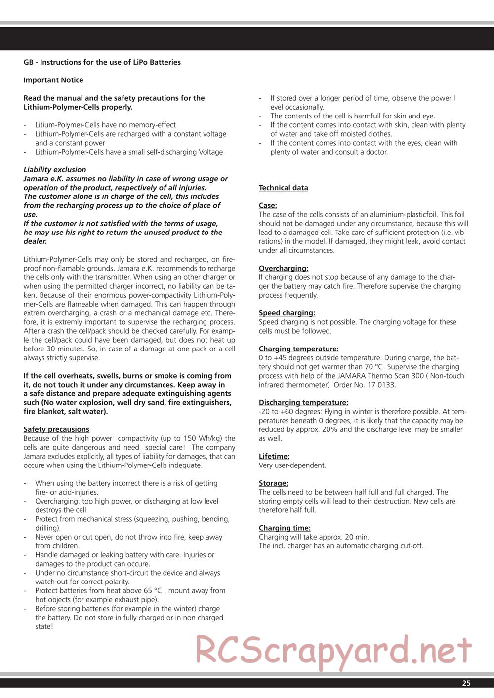 Jamara - Lipon BL - Manual - Page 25