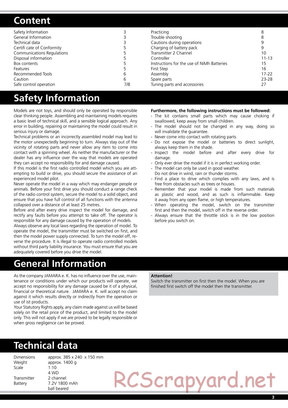 Jamara - Liquid EP - Manual - Page 3