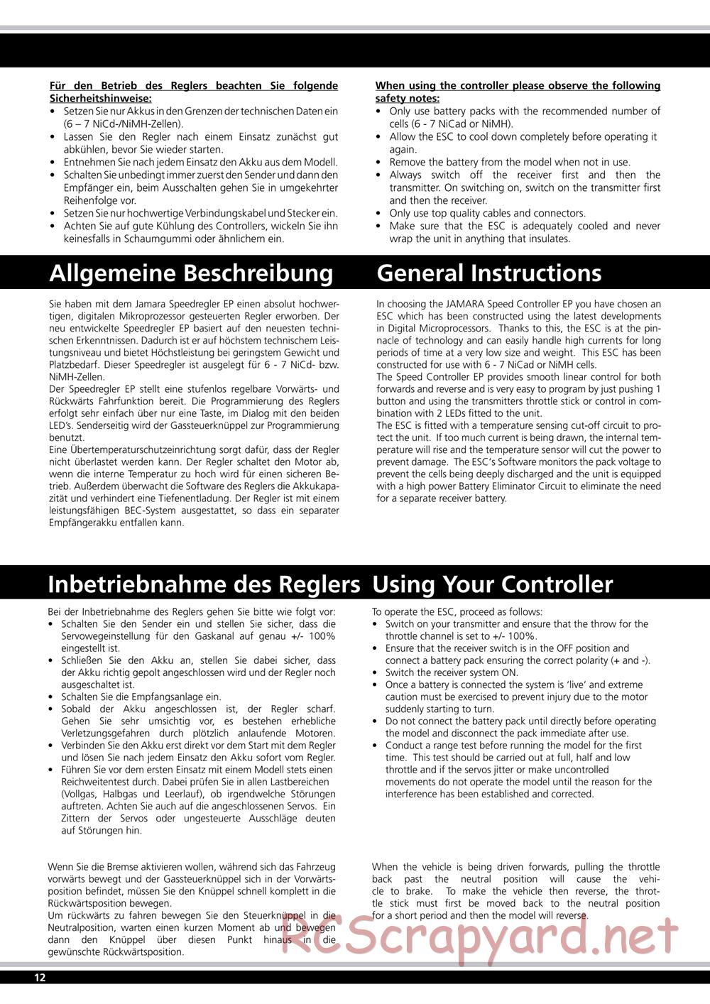 Jamara - Liquid EP - Manual - Page 12