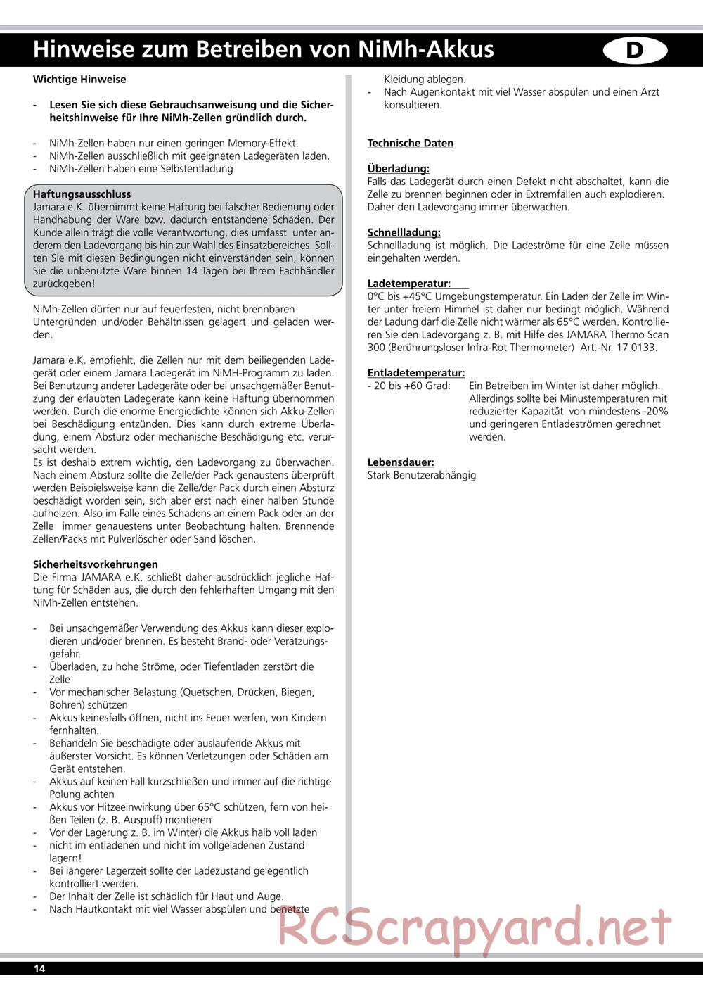Jamara - Liquid EP - Manual - Page 14