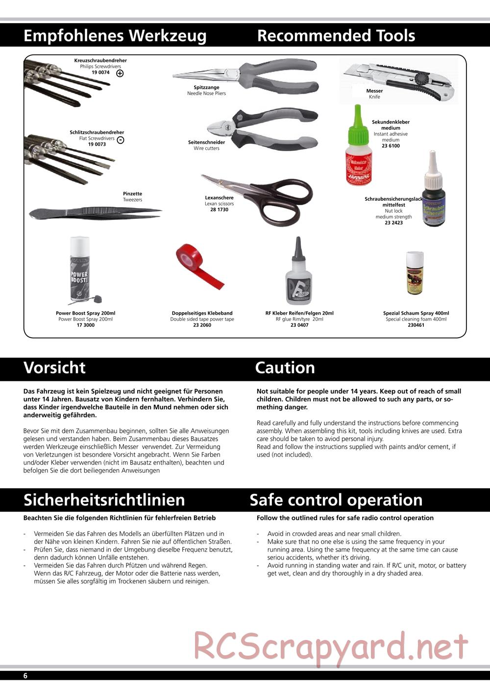 Jamara - Major BL RTR - Manual - Page 6