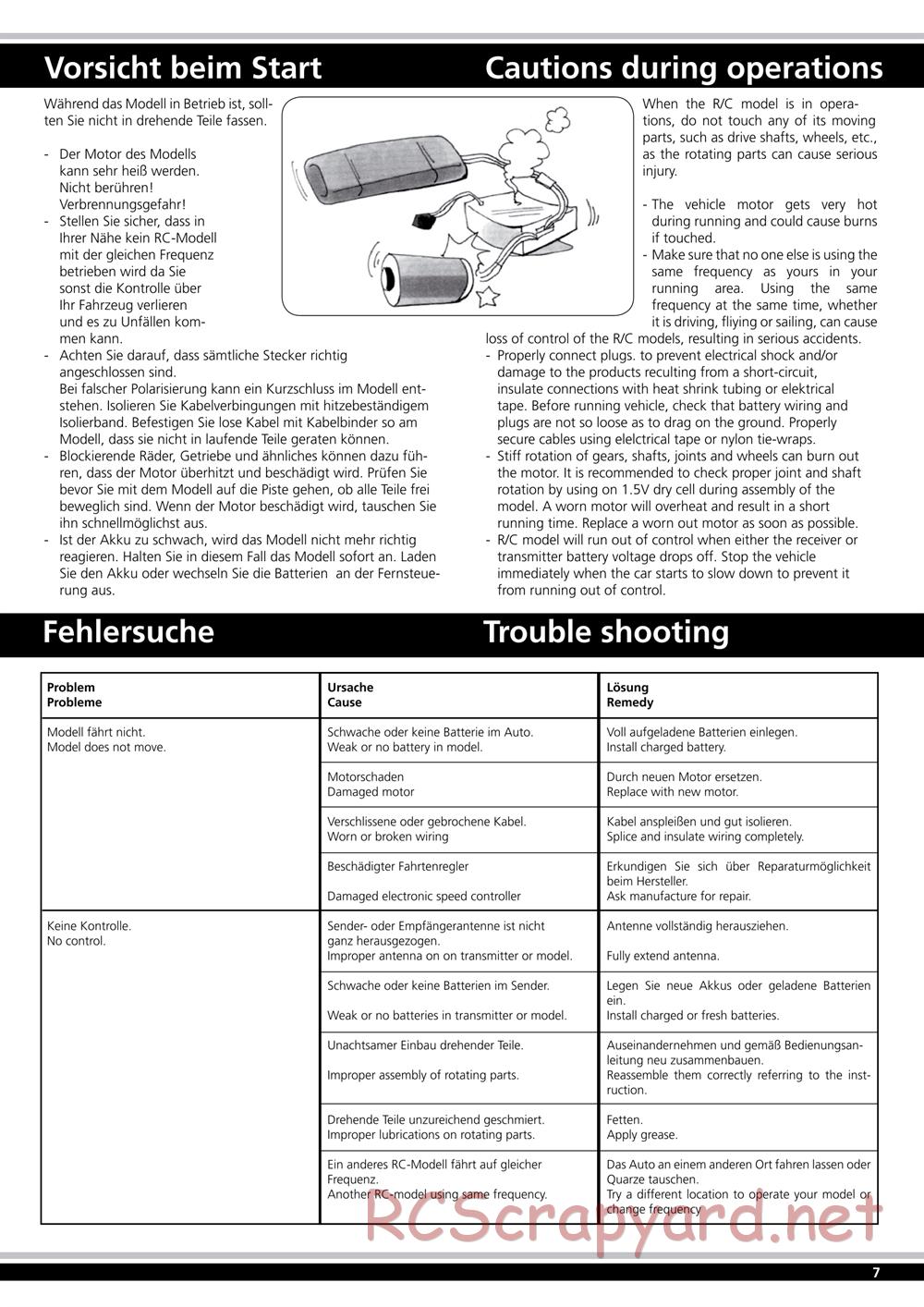Jamara - Major BL RTR - Manual - Page 7