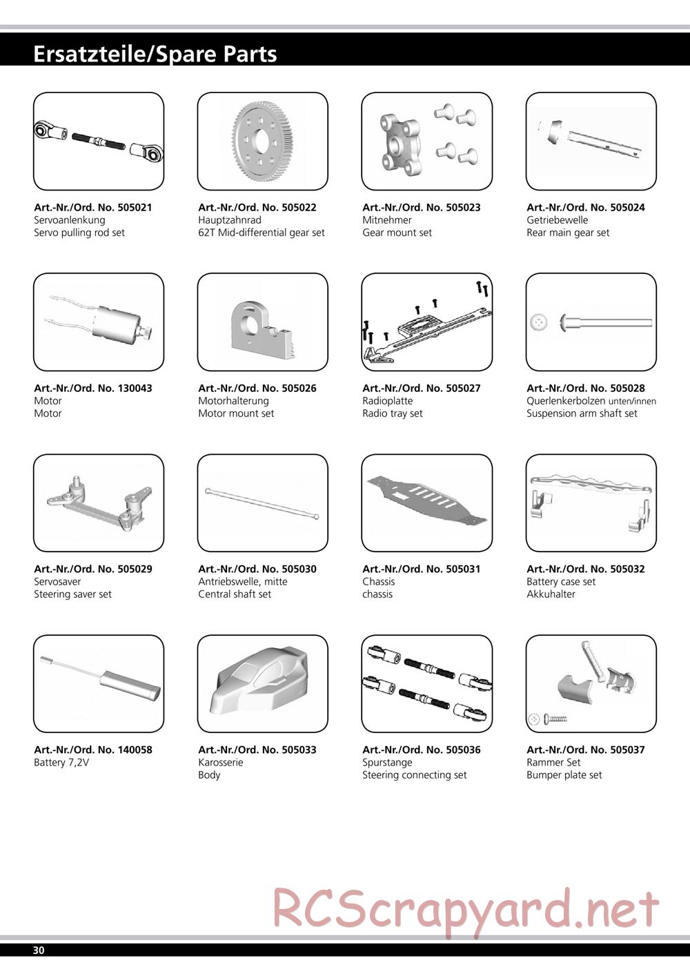 Jamara - Major BL RTR - Manual - Page 30