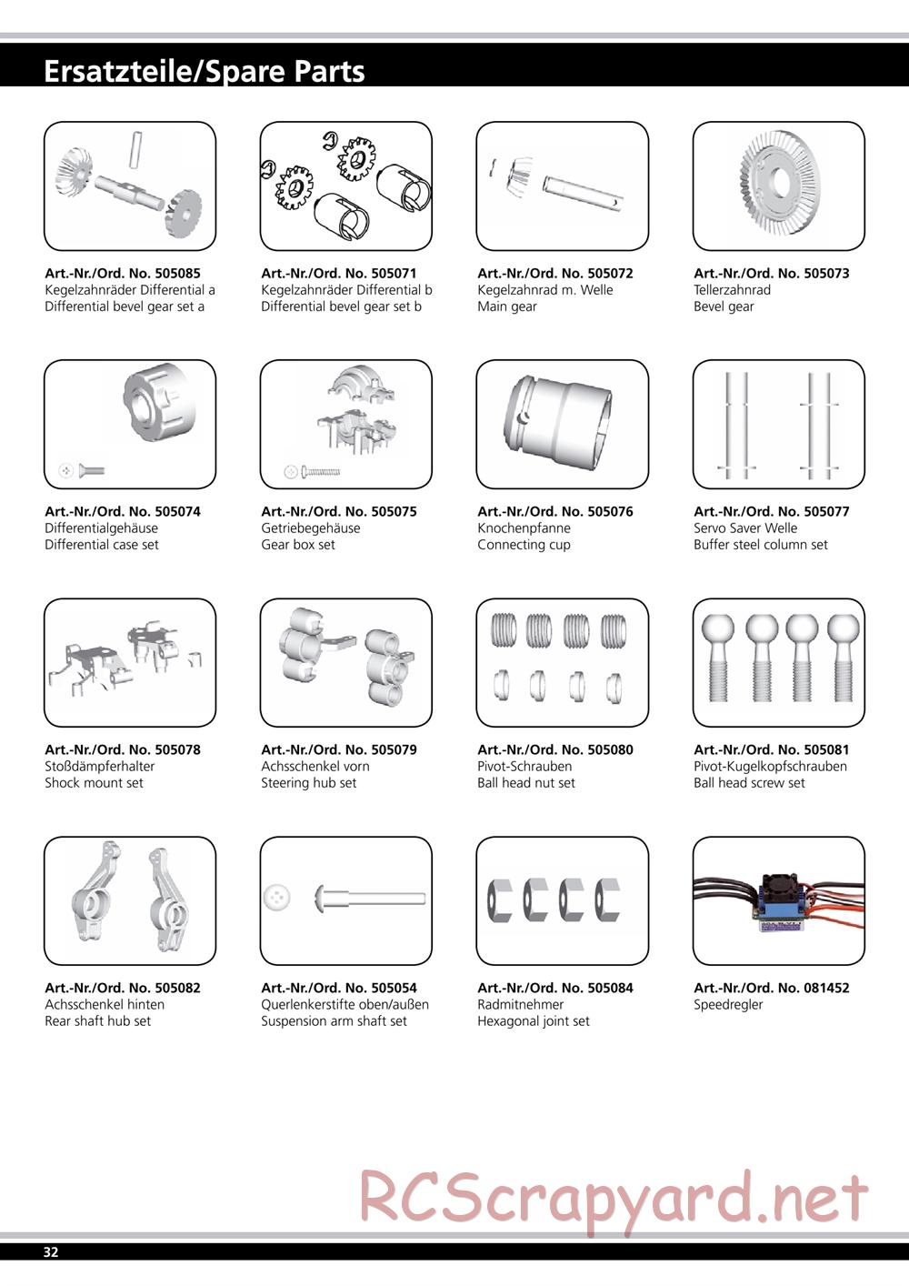 Jamara - Major BL RTR - Manual - Page 32