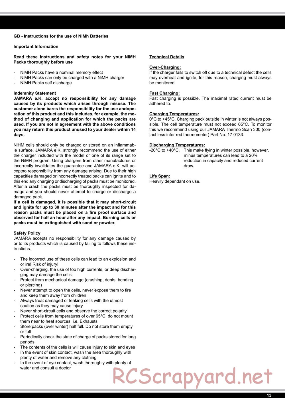 Jamara - Namib - Manual - Page 13