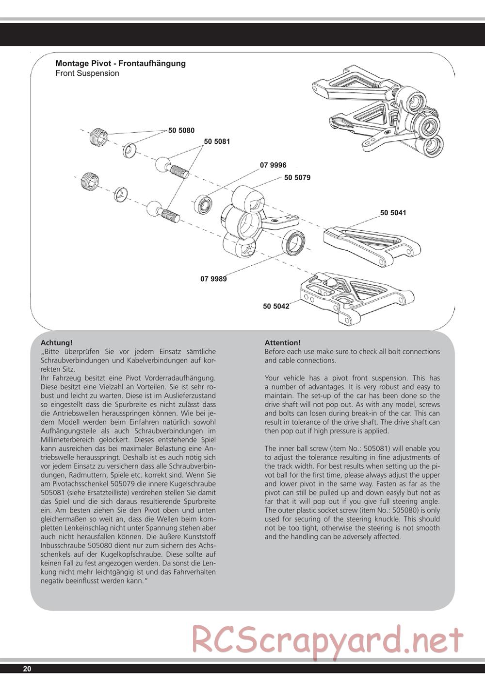 Jamara - Naxos GP - Manual - Page 20