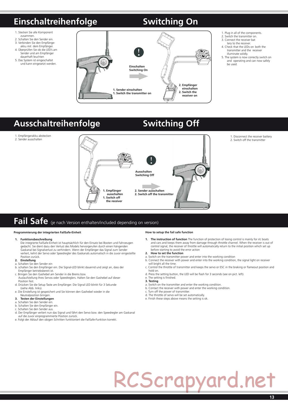 Jamara - SR10 EP - Manual - Page 13