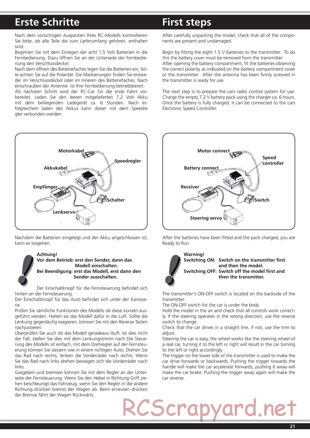 Jamara - SR10 EP - Manual - Page 21