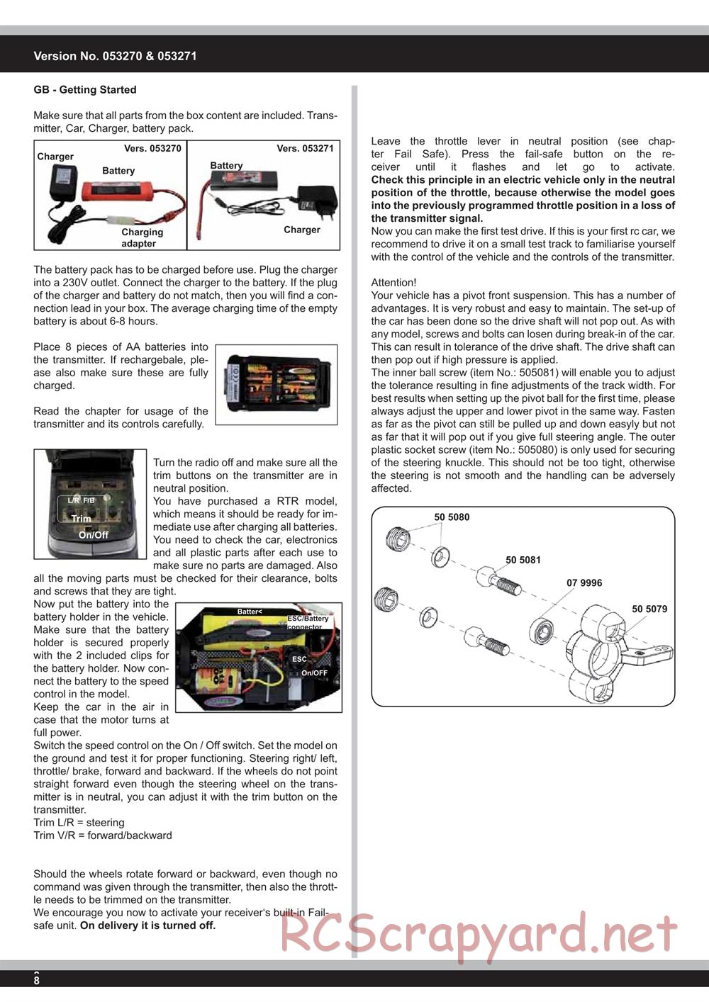 Jamara - Splinter - Manual - Page 8