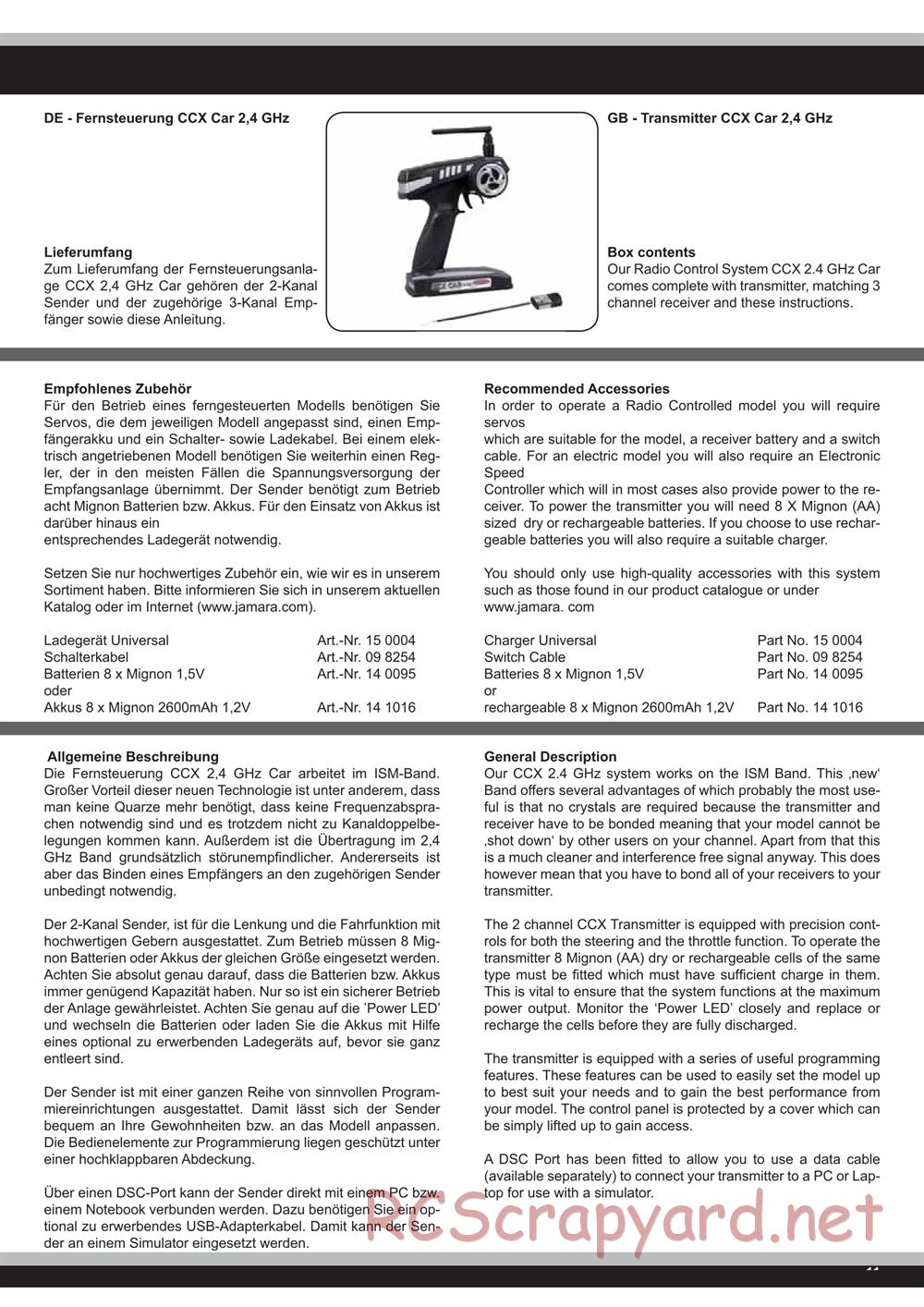 Jamara - Splinter - Manual - Page 11