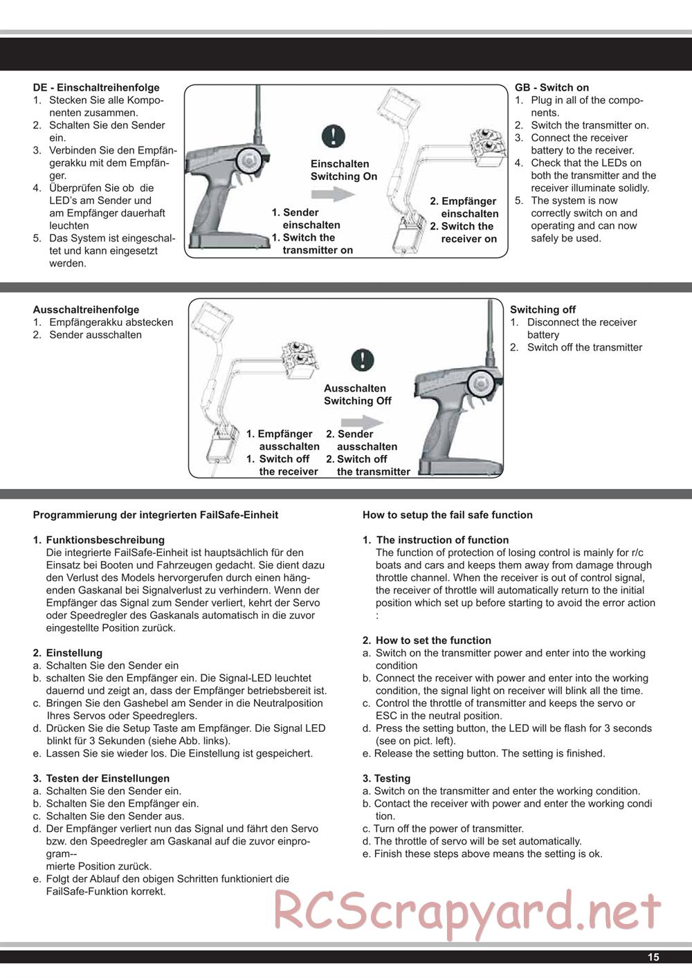 Jamara - Splinter - Manual - Page 15