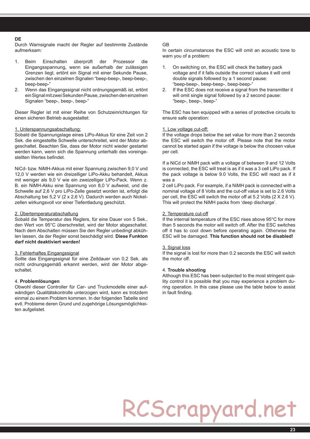 Jamara - Splinter - Manual - Page 23