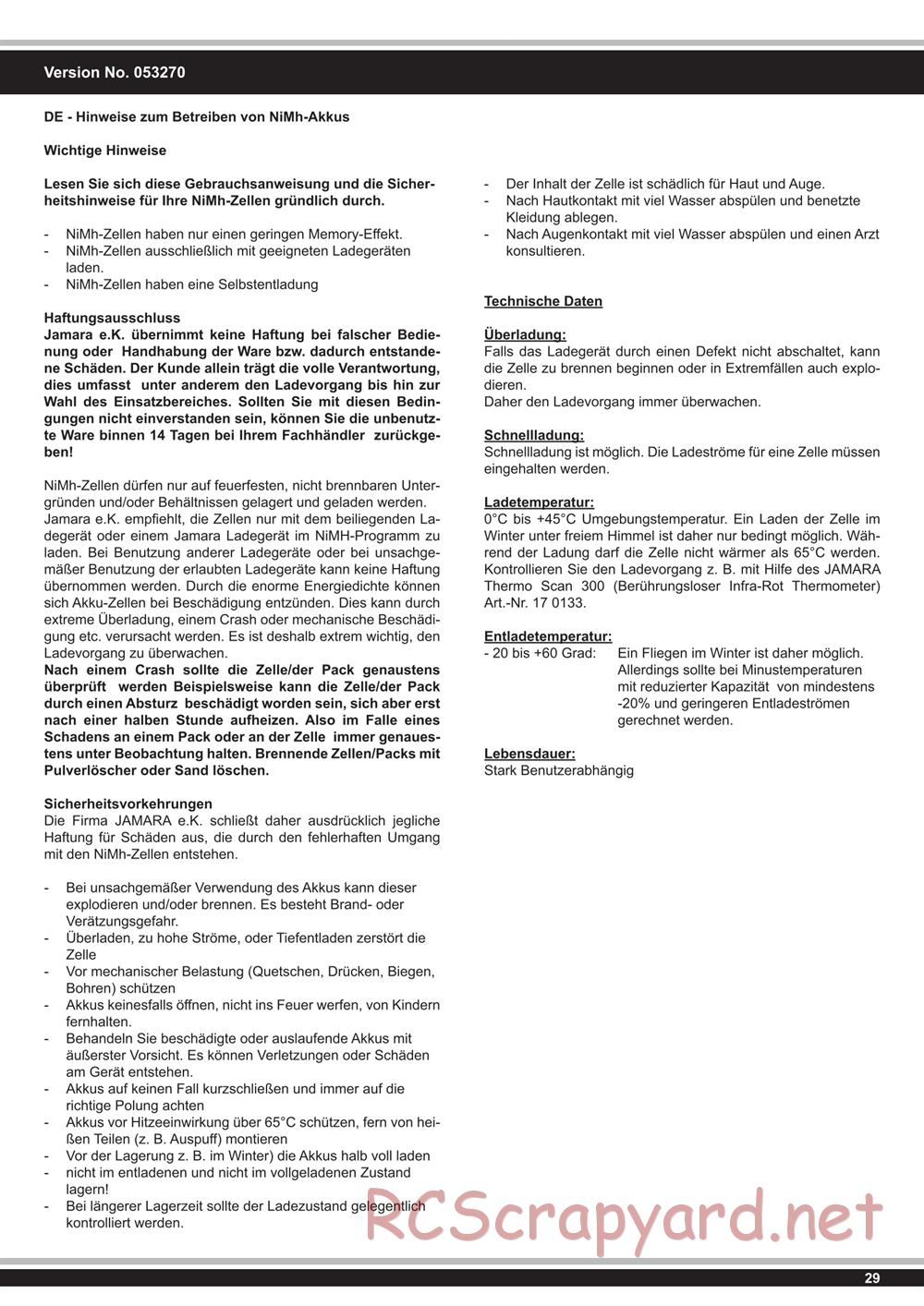 Jamara - Splinter - Manual - Page 29