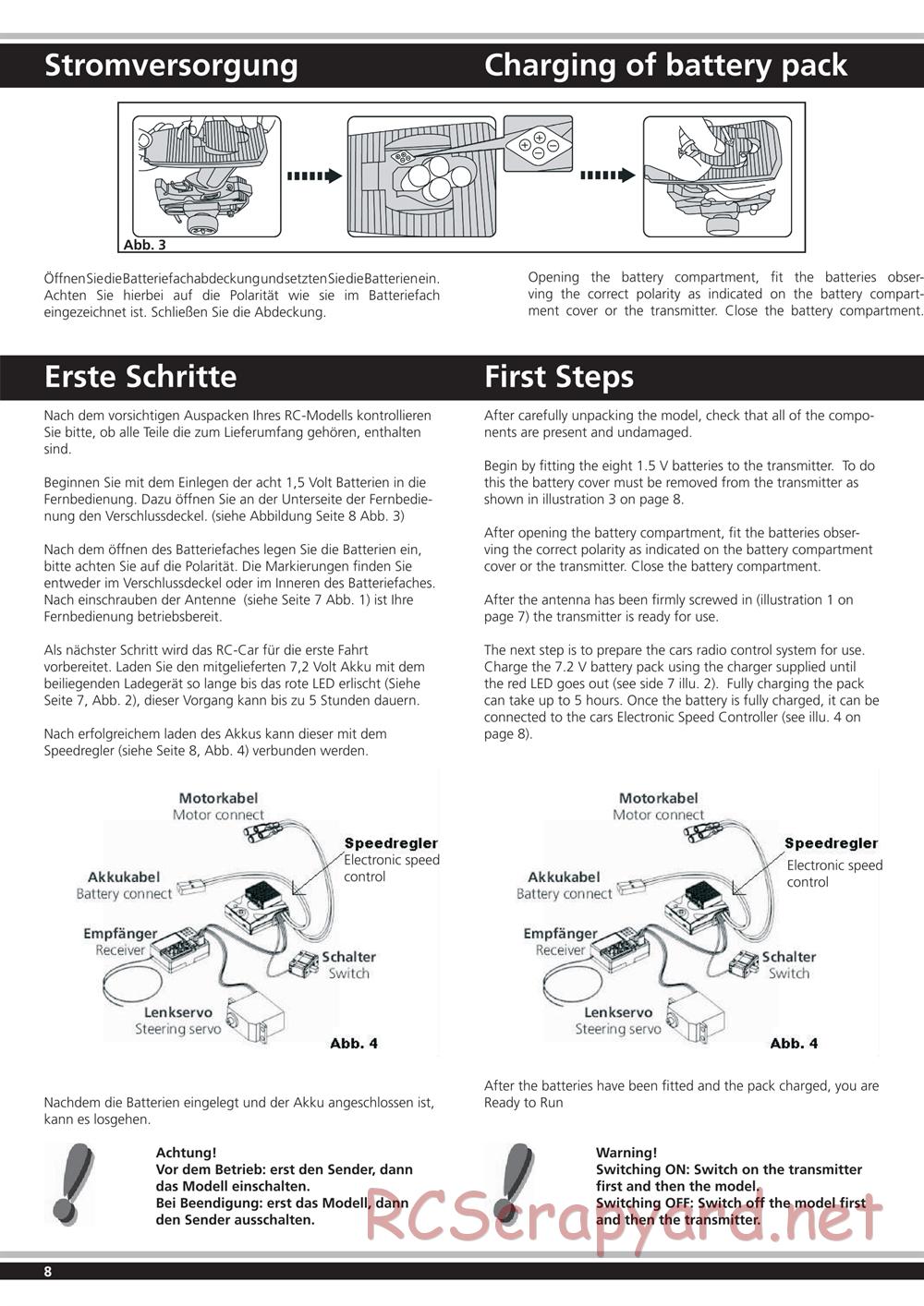 Jamara - Tiger - Manual - Page 8