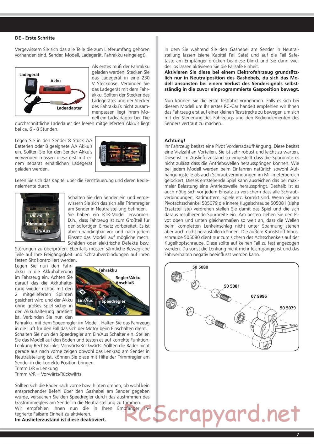 Jamara - Toxic BL - Manual - Page 7